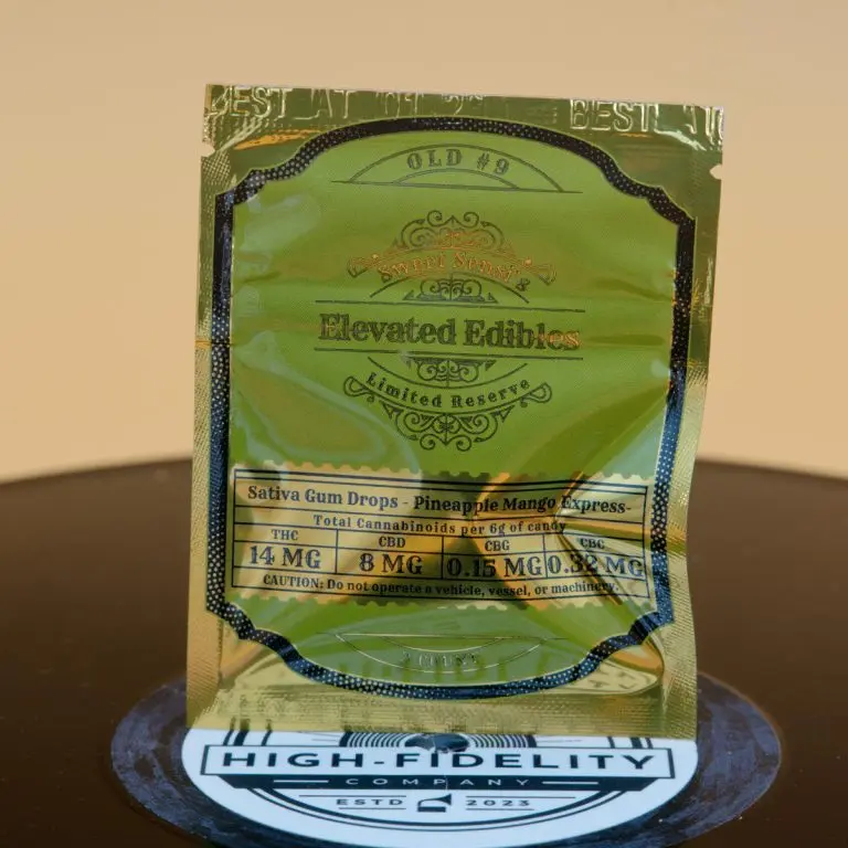 Pineapple Mango Express Delta 9 Gum Drops - 14mg, Sativa (2ct)
