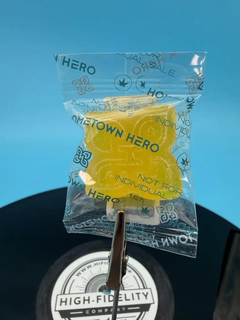 Honey Lemon Ginger Live Rosin Delta 9 Gummy, 20mg, 1 Count