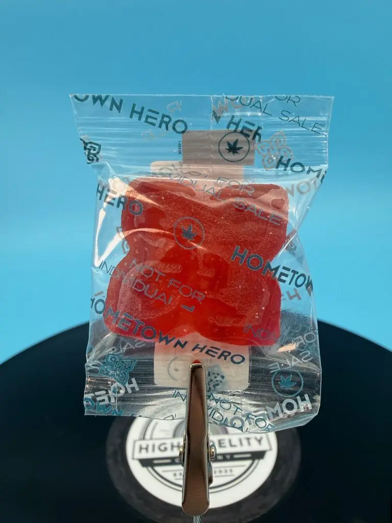 Pomegranate Raspberry Live Rosin Delta 9 Gummy, 20mg, 1 Count