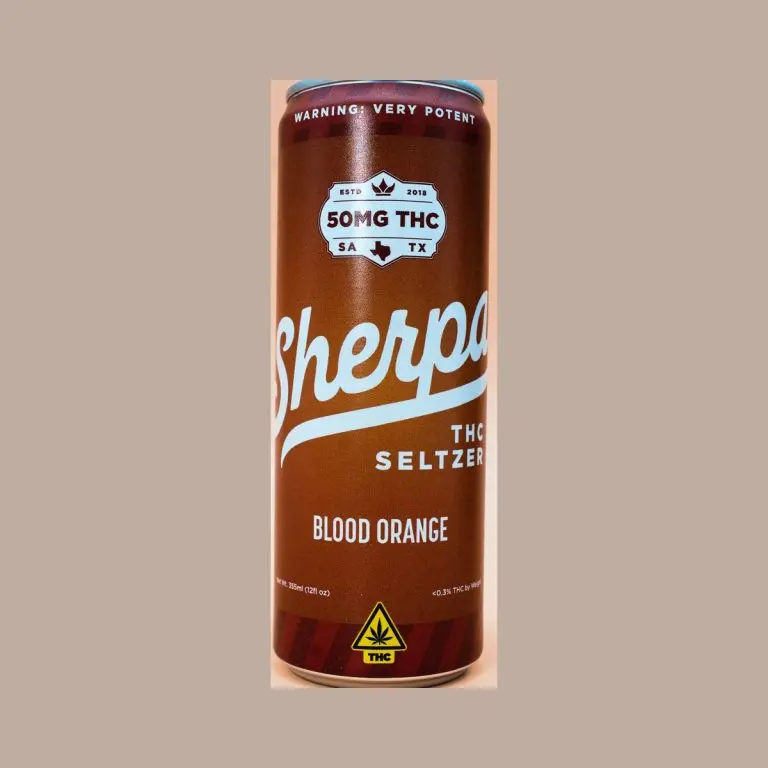 Sherpa Blood Orange THC Drink, 50mg